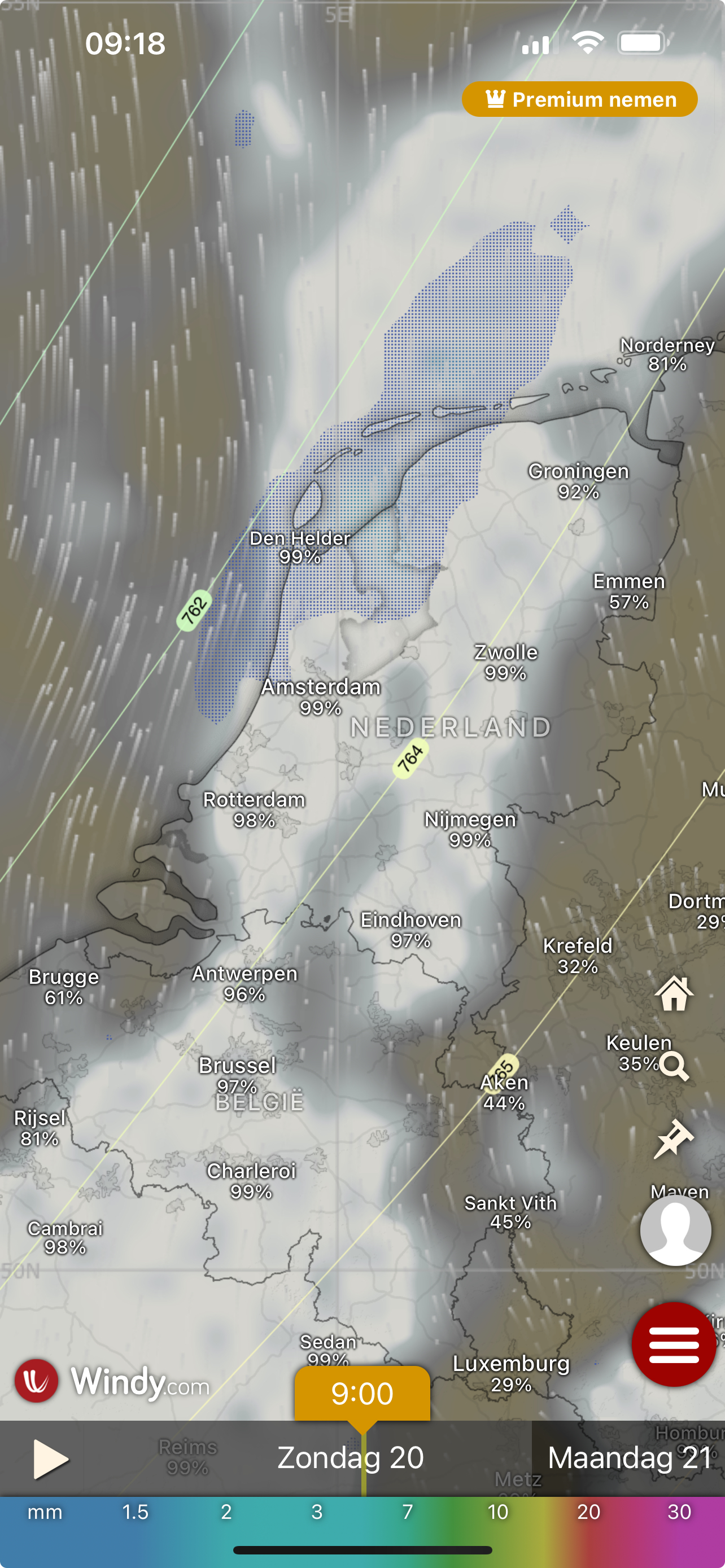 Windy app detail